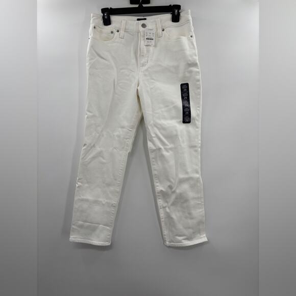 J.Crew Curvy essential straight white jean in all-day stretch - Picture 3 of 4